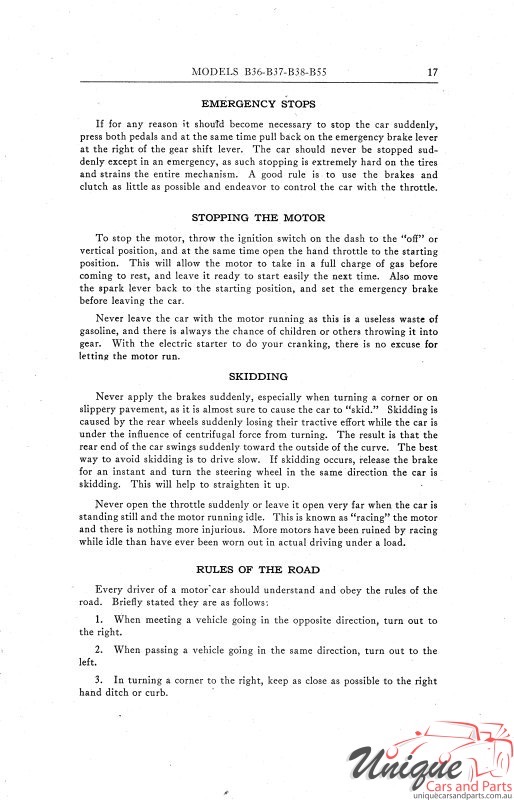 1914 Buick Reference Book Page 53